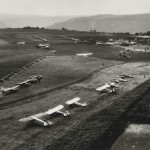 Flugplatz auf der Karthause ca 1960 [Quelle: Stadtarchiv Koblenz]