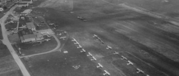 Flugplatz Koblenz Karthause ca 1963 [Quelle: Stadtarchiv Koblenz]